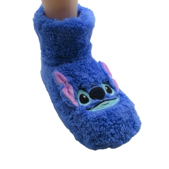 Disney Stitch Plush Booties Slippers - Picture 3 of 5